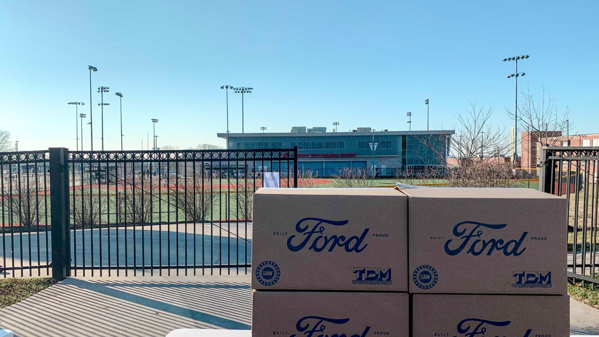 Ford Fund Donates Over 80,000 Masks to Nationals Youth Baseball Academy